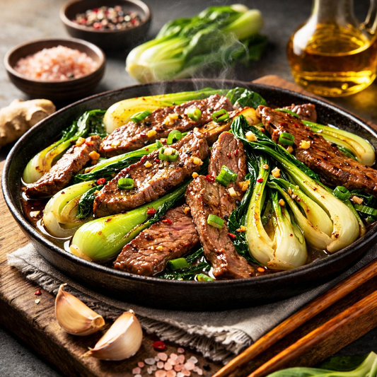 P2 Steak & Bok Choy Stir Fry