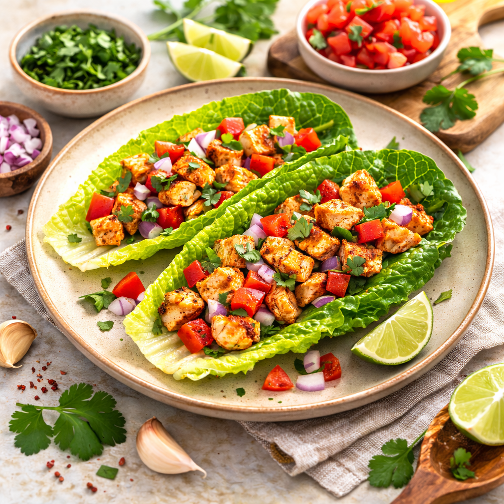 P2 Chicken Taco Lettuce Wraps