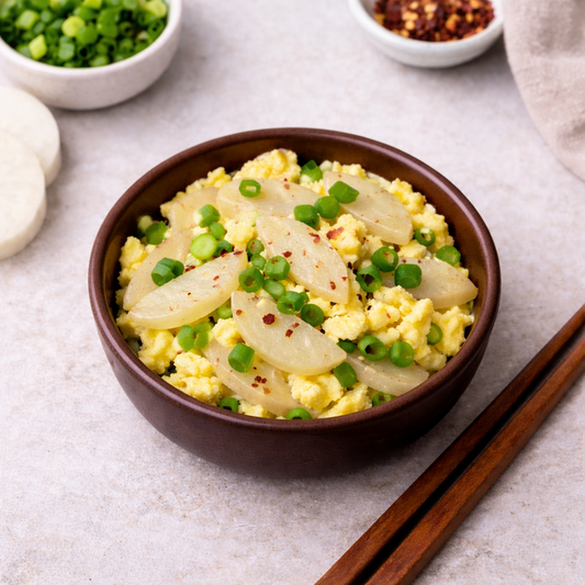P2 Radish Egg Stir Fry