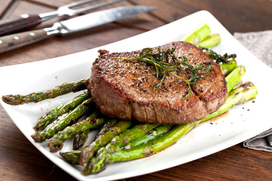 P2 Grilled Steak & Asparagus