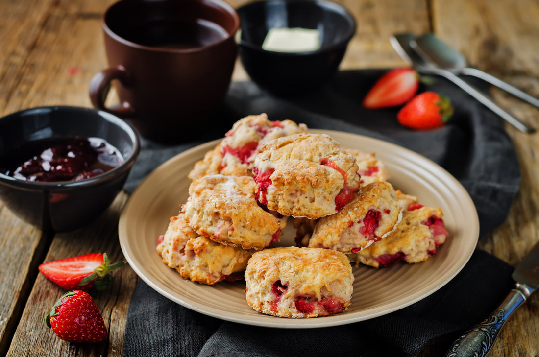 P3 Almond Flour Strawberry Scones