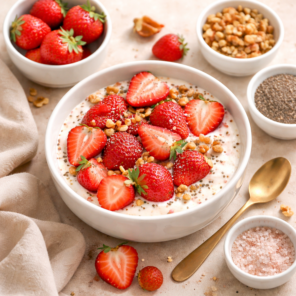 P3 Strawberry Protein Yogurt Bowl